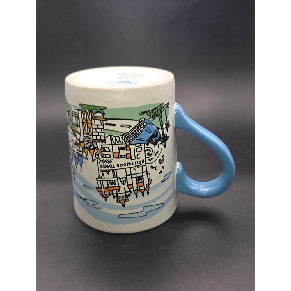 Walt Disney World FOUR PARKS CERAMIC MUG Cup Magic Kingdom EPCOT Hollywood - Picture 14 of 15